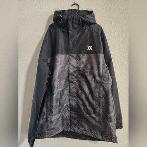 Dixxon Flannel Company NWT Men’s full-zip lightweight tech jacket hooded camo L